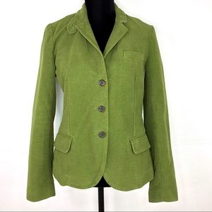 J.Crew Blazer Jacket Notch Mock Sage Green Size M